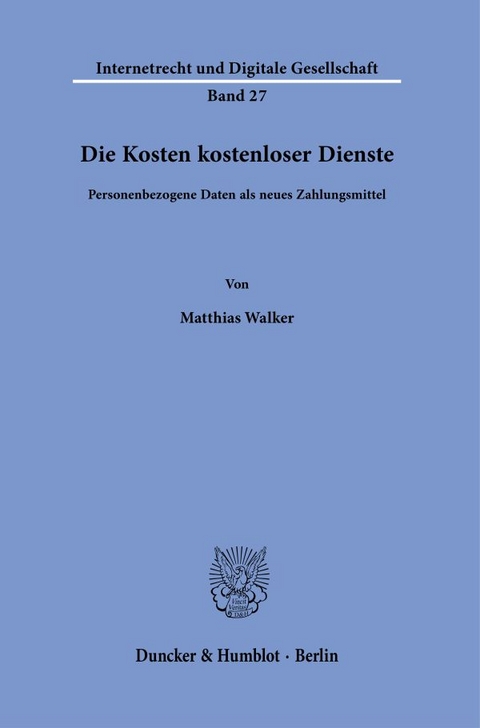 Die Kosten kostenloser Dienste. - Matthias Walker