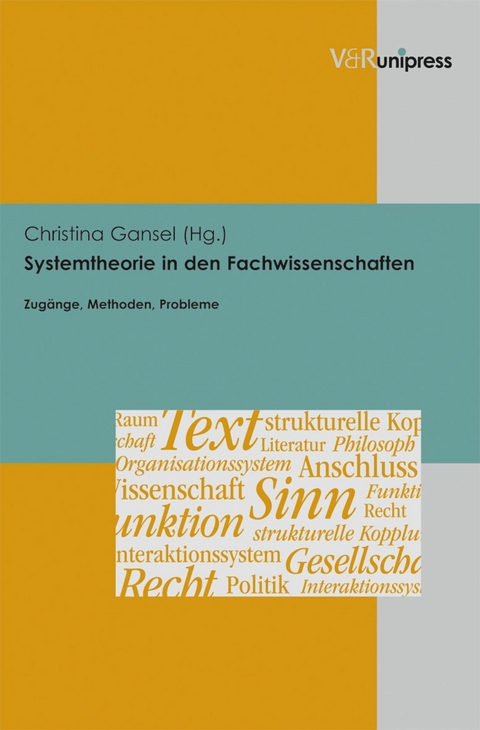 Systemtheorie in den Fachwissenschaften - 