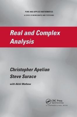 Real and Complex Analysis - Christopher Apelian, Steve Surace