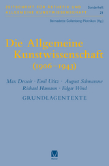 Die Allgemeine Kunstwissenschaft (1906-1943). Band 2 - 