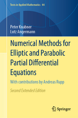 Numerical Methods for Elliptic and Parabolic Partial Differential Equations - Knabner, Peter; Angermann, Lutz