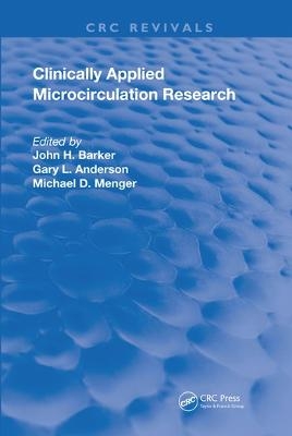 Clinically Applied Microcirculation Research - 