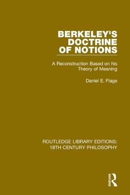 Berkeley's Doctrine of Notions - Daniel E. Flage