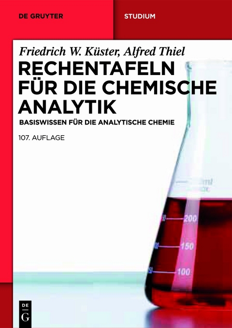 Rechentafeln für die Chemische Analytik - 