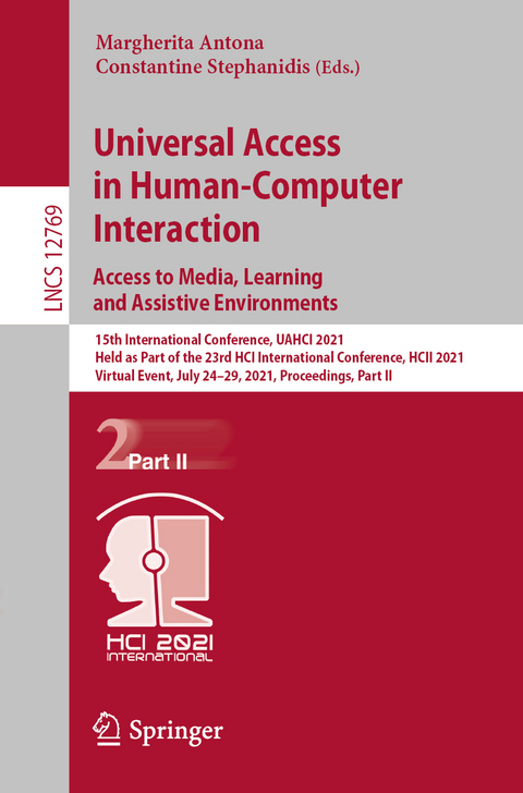 Universal Access in Human-Computer Interaction. Access to Media, Learning and Assistive Environments - 