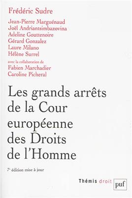 Les grands arrêts de la Cour européenne des droits de l'homme -  GOUTTENOIRE/SUDRE