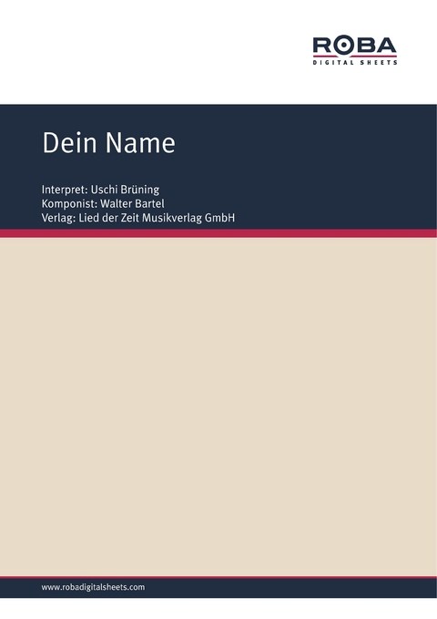 Dein Name - Walter Bartel, Monika Jacobs