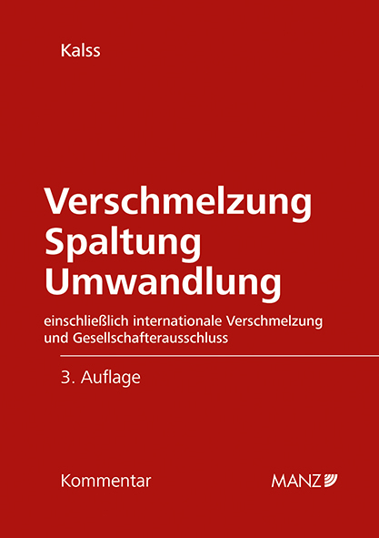 Verschmelzung Spaltung Umwandlung - 