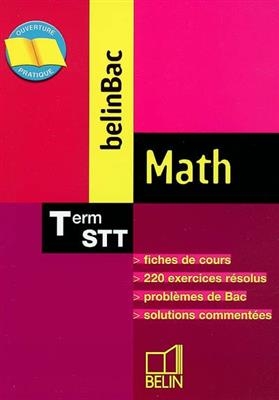 BelinBac math terminale STT - Jacques Chadenas