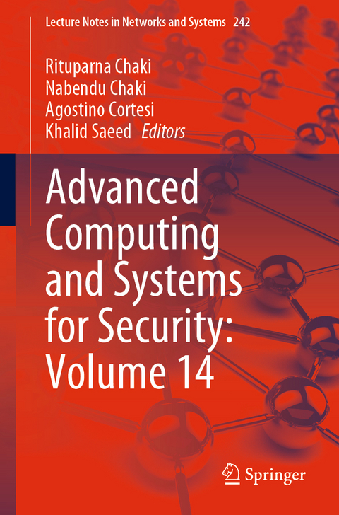 Advanced Computing and Systems for Security: Volume 14 - 