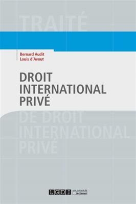 Droit international privé - Bernard (1942-....) Audit, Louis d' Avout