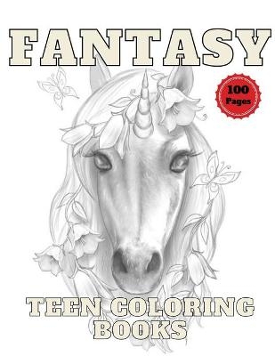 Fantasy Teen Coloring Books - Emily Paperheart