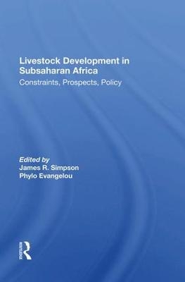 Livestock Development In Subsaharan Africa - James R Simpson