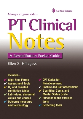 Pt Clinical Notes : a Rehabilitation Pocket Guide -  Hillegass