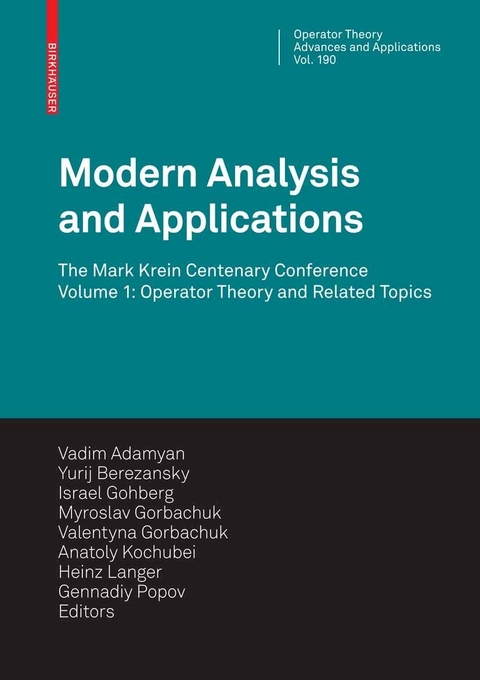 Modern Analysis and Applications - 