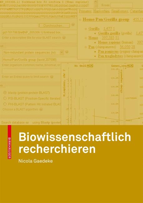 Biowissenschaftlich recherchieren - Nicola Gaedeke