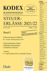 KODEX Steuer-Erlässe 2021/22, Band I - Elisabeth Titz-Frühmann