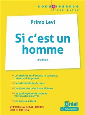 Si c'est un homme, Primo Levi - Stavroula (1974-....) Kefallonitis, Eric (1962-....) Martinez