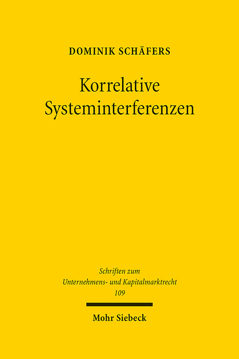 Korrelative Systeminterferenzen - Dominik Schäfers