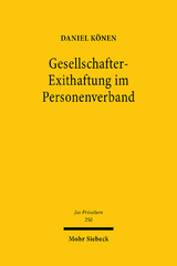 Gesellschafter-Exithaftung im Personenverband - Daniel Könen