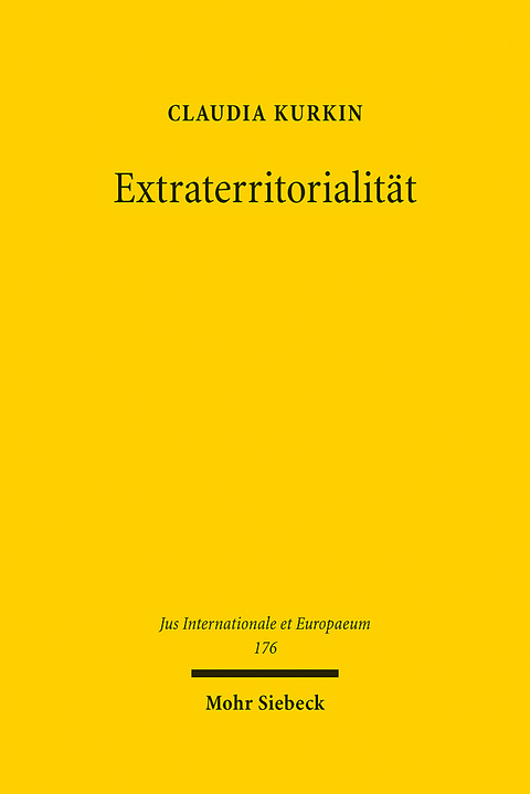 Extraterritorialität - Claudia Kurkin