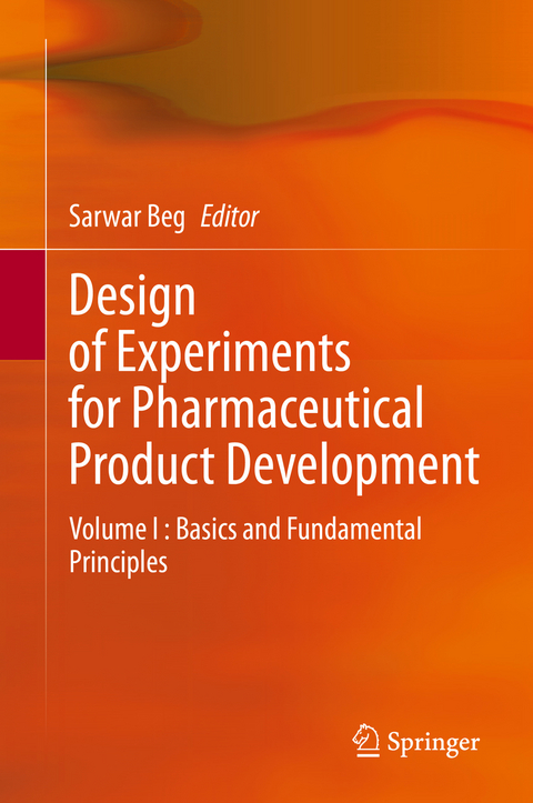 Design of Experiments for Pharmaceutical Product Development - 