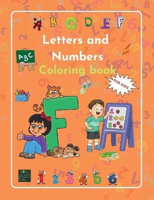 Letters and Numbers Coloring book - Raz McOvoo