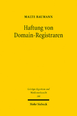 Haftung von Domain-Registraren - Malte Baumann