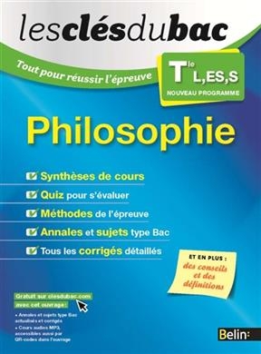 Philosophie terminale L, ES, S : nouveau programme - Emmanuel (1970-....) Pasquier, Fabrice Guillaumie, Benoît (1966-....) Proux