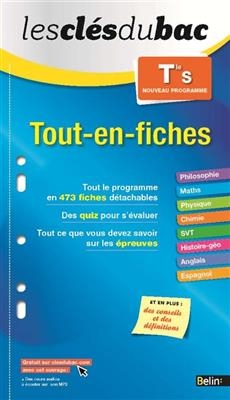 Tout-en-fiches, terminale S : nouveau programme -  xxx