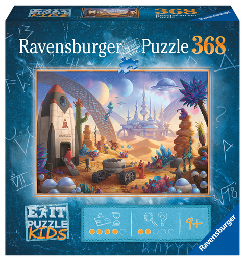 Ravensburger EXIT Puzzle Kids - 13266 Die Weltraummission - 368 Teile Puzzle für Kinder ab 9 Jahren, Kinderpuzzle