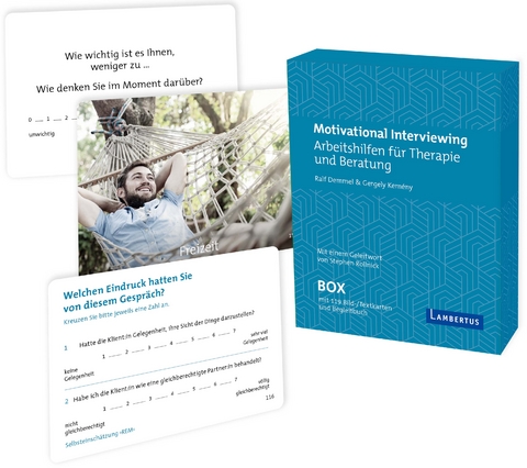 Motivational Interviewing Box mit Fragekarten - Ralf Demmel, Gergely Kemény, Stephen Rollnick, William R. Miller