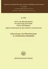 Untersuchungen des Wärmeübergangs an viskoelastischen Flüssigkeiten - Robert Rautenbach