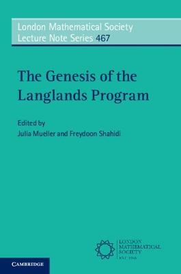 The Genesis of the Langlands Program - 