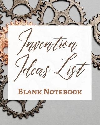 Invention Ideas List - Blank Notebook - Write It Down - Pastel Rose Gold Pink - Abstract Modern Contemporary Unique Art -  Presence