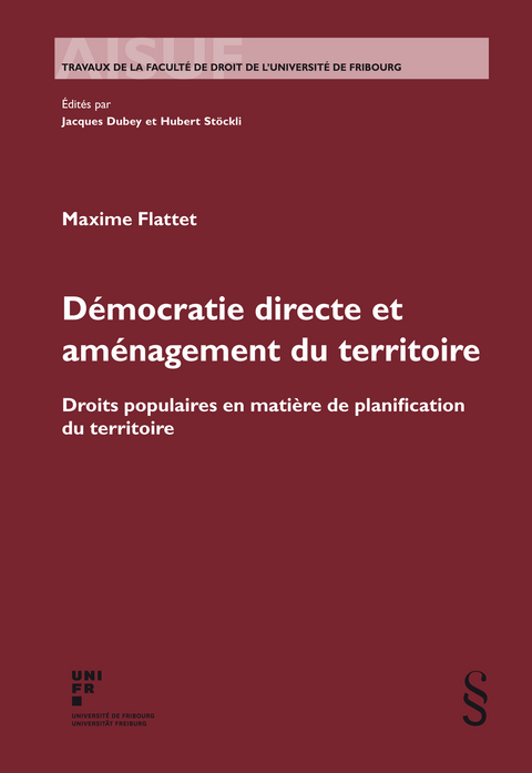 Démocratie directe et aménagement du territoire - Jacques Dubey