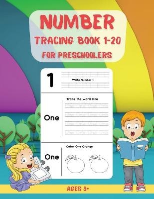 Number Tracing Book for Preschoolers 1-20 - Esel Press