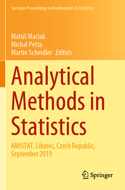 Analytical Methods in Statistics - 