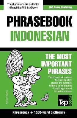 English-Indonesian phrasebook and 1500-word dictionary - Andrey Taranov