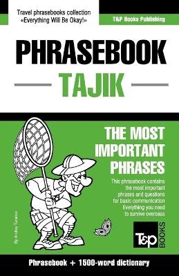 English-Tajik phrasebook and 1500-word dictionary - Andrey Taranov