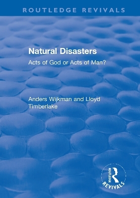 Natural Disasters - Anders Wijkman, Lloyd Timberlake