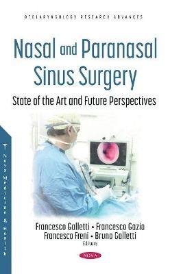 Nasal and Paranasal Sinus Surgery - 