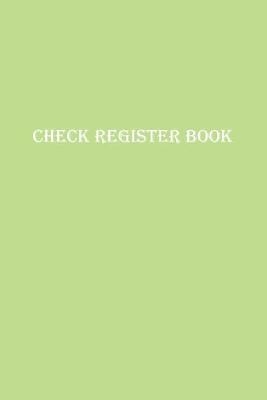 Check and Debit Card Register -  Greenlight Studio