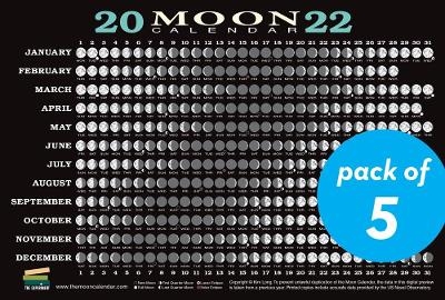 2022 Moon Calendar Card (5 pack) - Kim Long