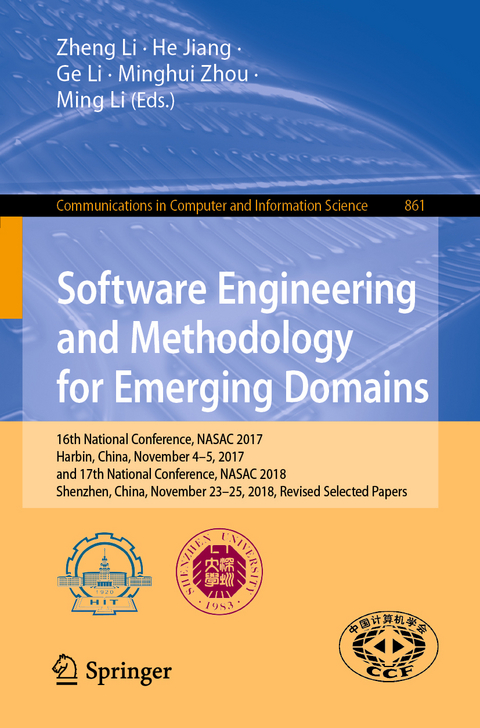 Software Engineering and Methodology for Emerging Domains - 