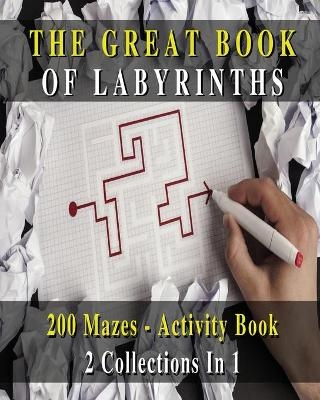 The Great Book of Labyrinths! 200 Mazes for Men and Women - Activity Book (English Version) - Walt Pages