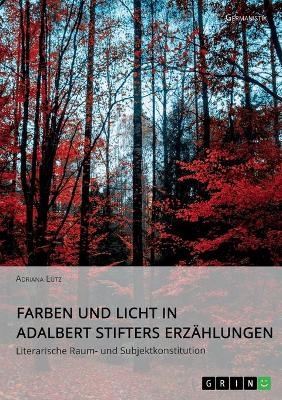 Farben und Licht in Adalbert Stifters ErzÃ¤hlungen. Literarische Raum- und Subjektkonstitution - Adriana LÃ¼tz