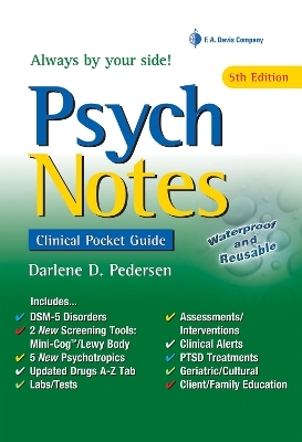 Psychnotes Clinical Pocket Guide 5e -  Pederson