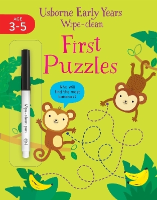 Early Years Wipe-Clean First Puzzles - Jessica Greenwell