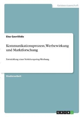 Kommunikationsprozess, Werbewirkung und Marktforschung - Elsa Gavriilidis